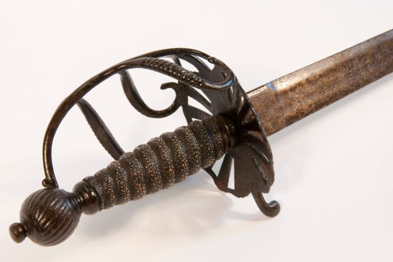 A sword handle from the 17th century.