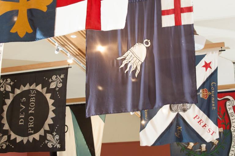 Flags and standards in The Civil War Gallery